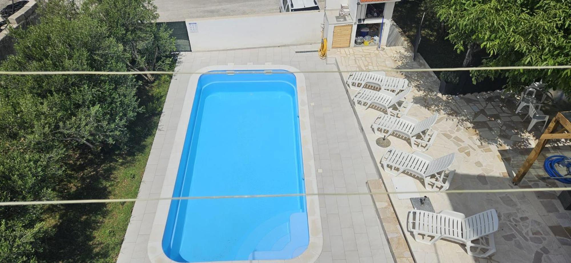 Apartman Mia With Pool1 Σπλιτ Εξωτερικό φωτογραφία